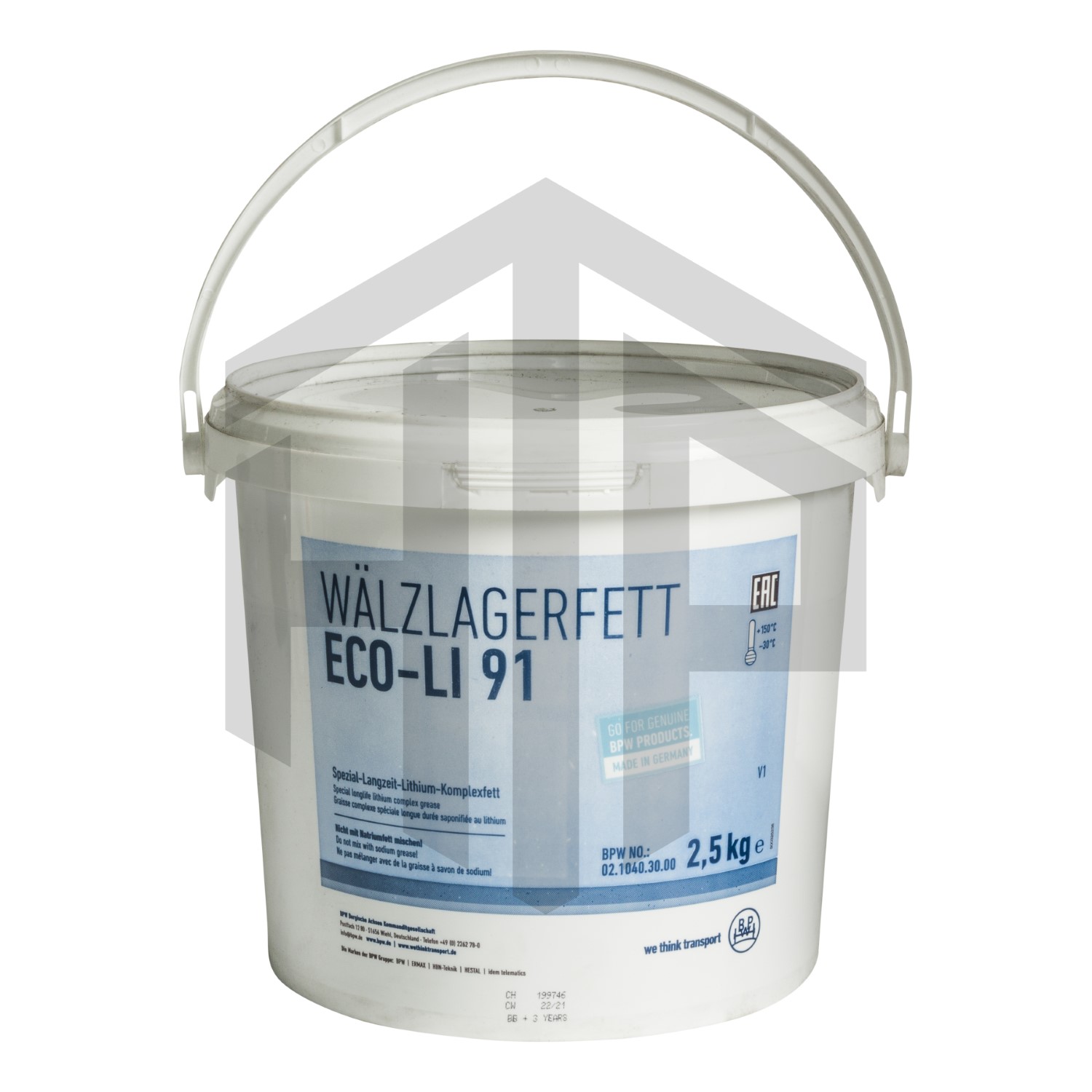 Lagervet BPW ECO-LI 91 2,5KG - Holland Transport Parts