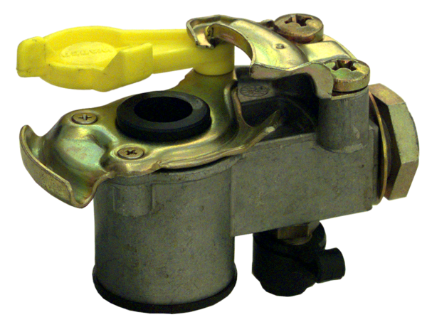 Koppelstuk geel M16x1.5 met filter WABCO