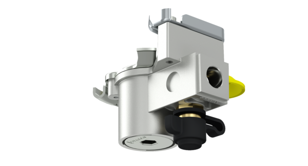 Koppelstuk geel M16x1.5 met filter WABCO