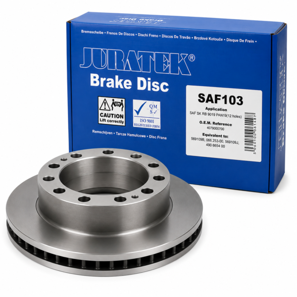 Remschijf Juratek SAF 19,5 SKRB9019 ET120 12-Gaats