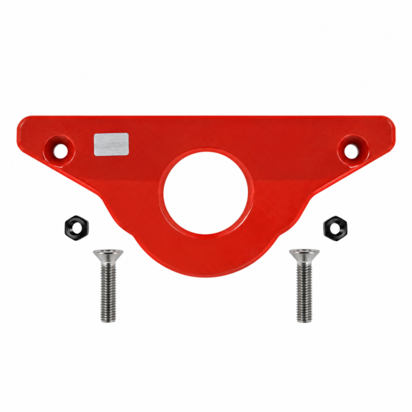Kunsstofplaat Ringfeder 50mm Rood